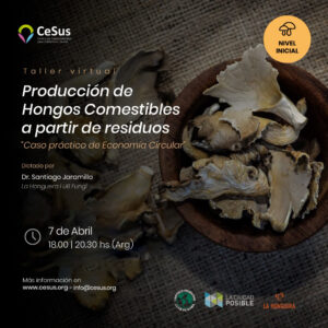 Producción de hongos comestibles a partir de residuos domiciliarios