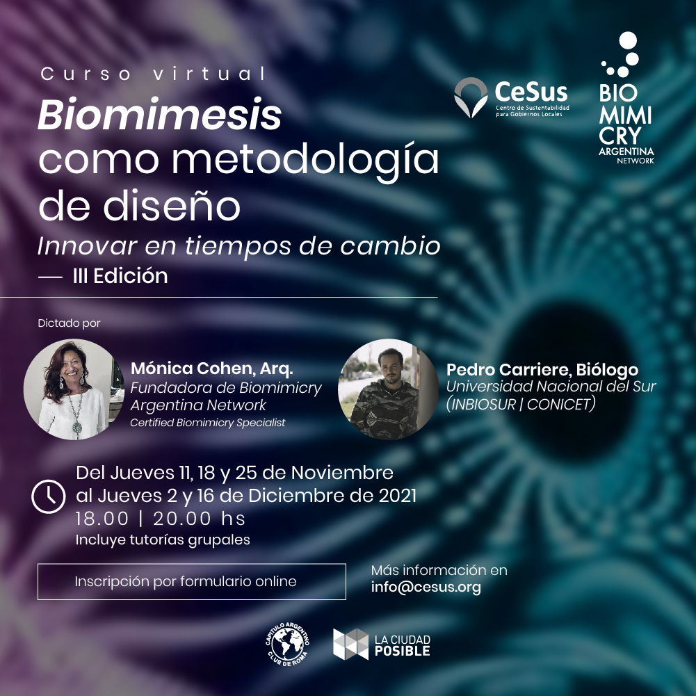 Biomimesis como metodología de diseño. Innovar en tiempos de cambio - 3° edición