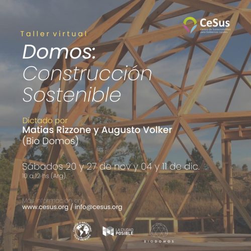 Taller Virtual Domos: Construcción Sostenible