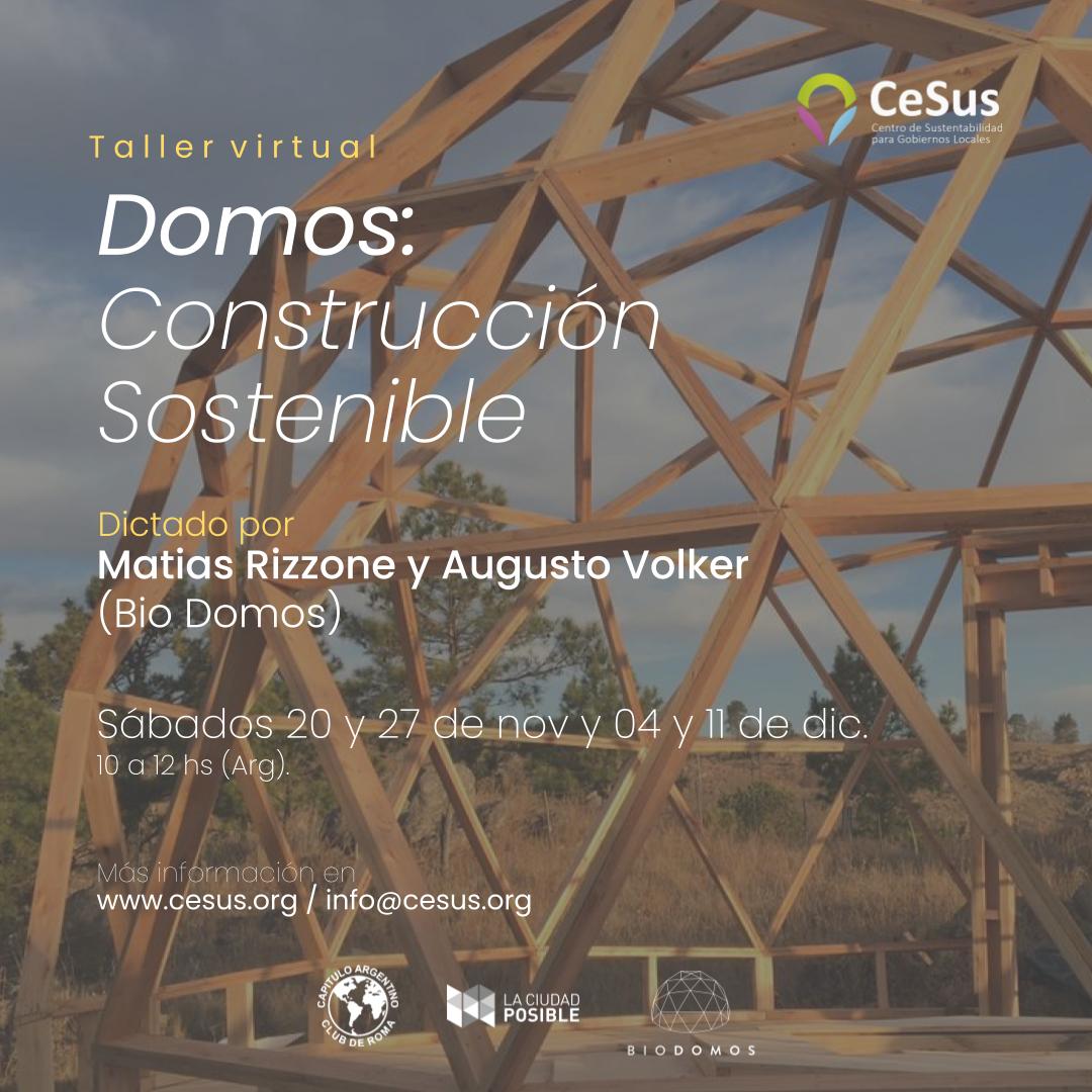 Taller Virtual Domos: Construcción Sostenible