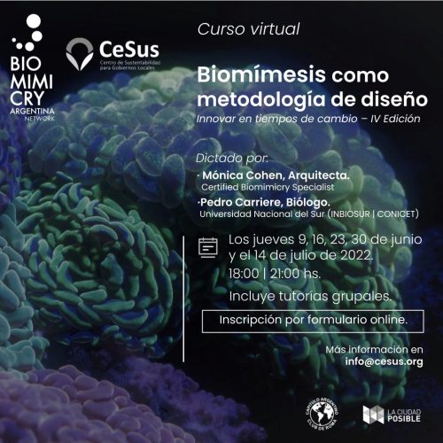 Biomimesis como metodología de diseño. Innovar en tiempos de cambio – 4° edición