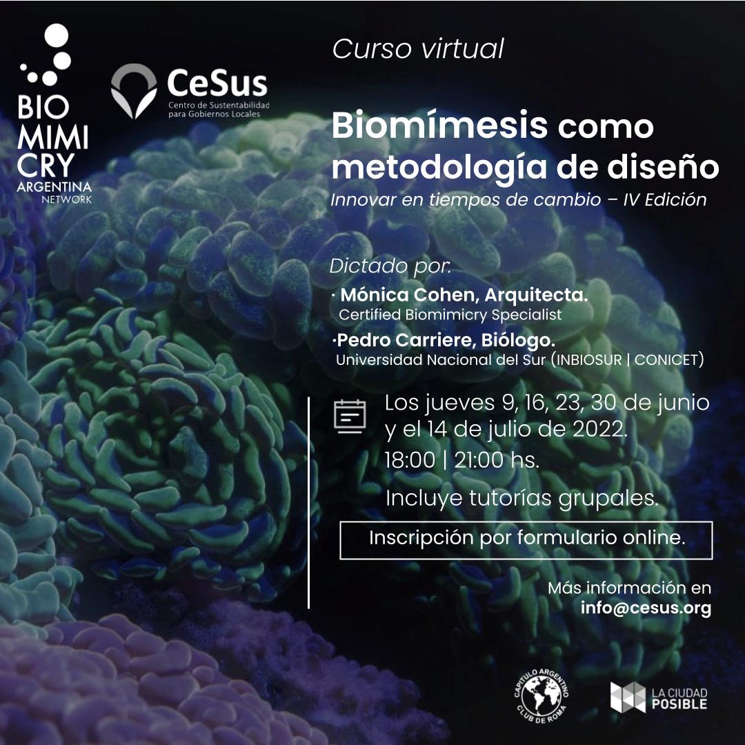 Biomimesis como metodología de diseño. Innovar en tiempos de cambio – 4° edición
