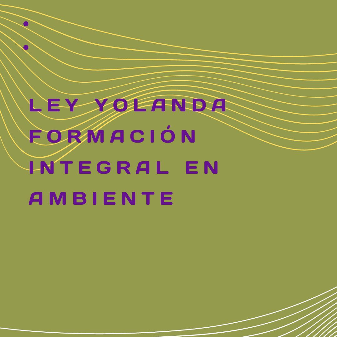 Ley Yolanda, Formación Integral en Ambiente